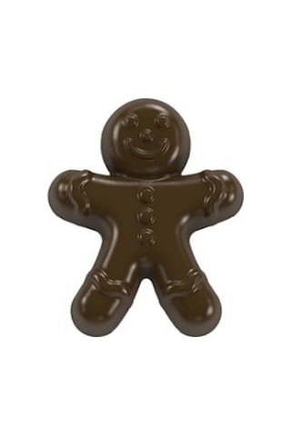 Yılbaşı Gingerman Adam Polikarbon Çikolata Kalıbı Renksiz
