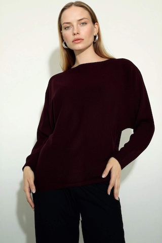 Defacto Kayık Yaka Triko Kazak G3403ax26spbr230 Bordo-br230