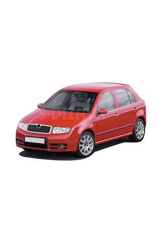 S-Dizayn  Skoda Fabia Krom Cam Çıtası 4 Prç. 2000-2007
