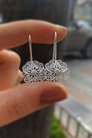 Gümüş Telkari Model Küpe İs85e65 Diğer