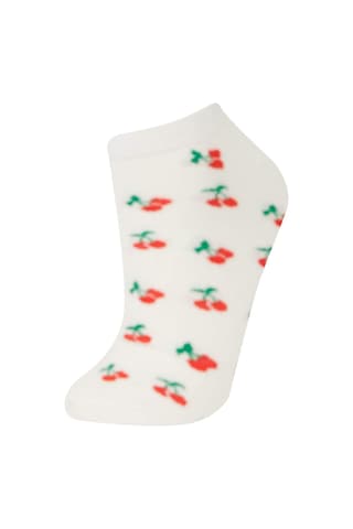 DeFacto Kadın 3'lü Pamuklu Patik Çorap E2145AXNSWT1