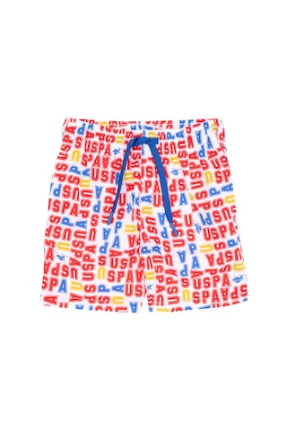 U.s. Polo Assn. Erkek Çocuk Krem Deniz Şortu 50299796-vr071 Krem