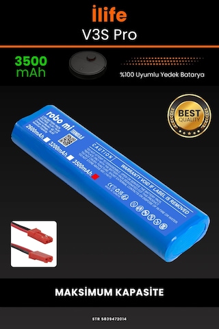 İlife V3s Pro 3500mah Robot Süpürge Bataryası