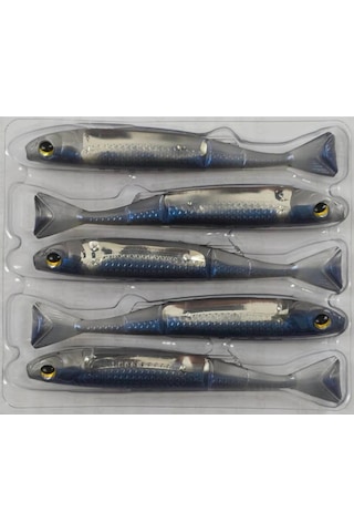 Tokyotackle Wiggle Real Fish Silikon Balık Yem 7.5cm 5'li Paket P13s7464