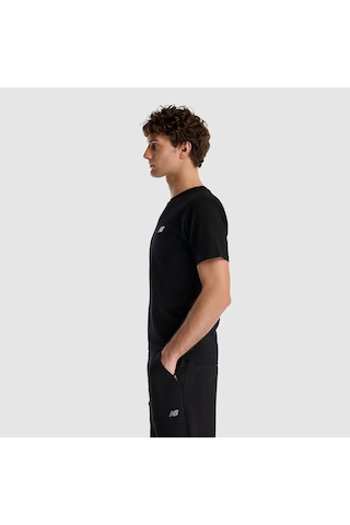 New Balance Erkek T-shirt Mnt1537-bk Siyah