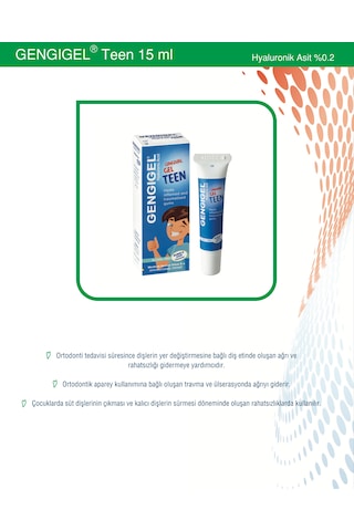 Teen Jel Çocuk Hasar Görmüş Ağız Doku Jeli 15 ML