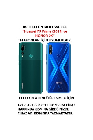 Huawei Y9 Prime 2019 Uyumlu Rad Suresi Cami Ve Güller Baskılı Silikon Kılıf