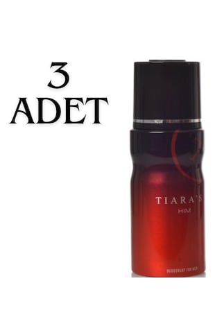 Tiara's Him Erkek Sprey Deodorant 3 X 150 Ml