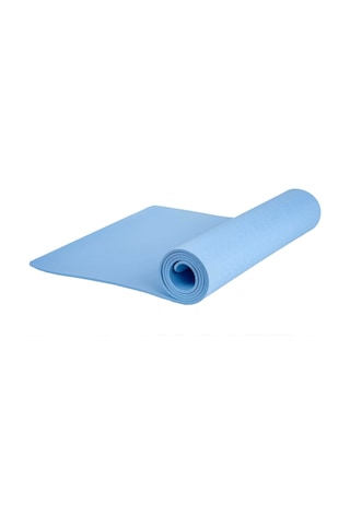 Yumuşak Ve Kaymaz Yüzeyli Yoga & Pilates Matı - 6mm Kalınlık, Hafif Ve Taşınabilir Spor Matı Mavi