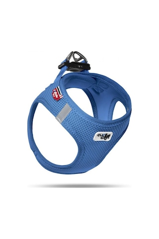 Curli Vest Air-Mesh Köpek Göğüs Tasması Mavi Xxsmall 30-35 CM Mavi