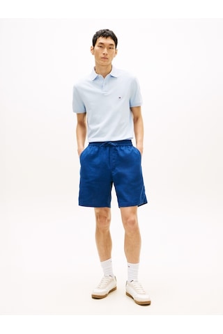 Tommy Hilfiger Dover 8 Po Sorona Lınen 2/2 Erkek Mavi Şort - Mw0mw44353