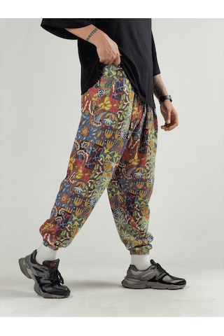Cocopelli Nakış Desenli Erkek Jogger Pantolon Coc3223