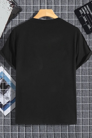 Unisex Kadın Erkek Sinister Baskılı Oversize T-shirt Siyah Mck2279 Siyah