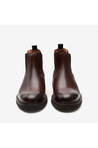 Brown Bot Erkek 449 Exton Vıenna Calf Leather Kahverengi