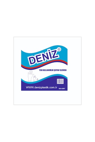 Deniz Plastik Tek Kullanımlık Plastik Poşet 100 Adet