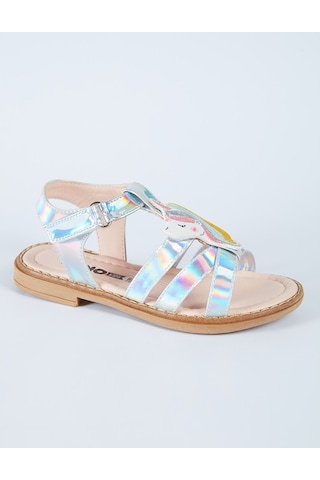 Denokids Unicorn Kız Çocuk Sandalet Çok Renkli