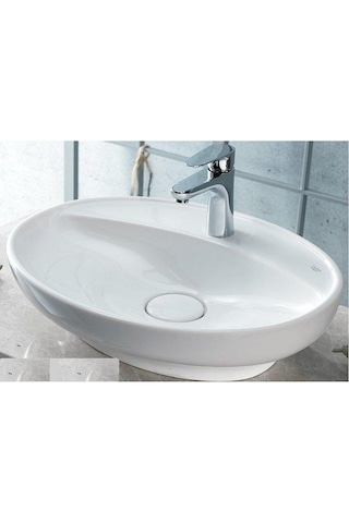 Turkuaz Seramik Cerastyle Lal C Serisi 60 x 45.5 CM Tezgah Üstü Lavabo