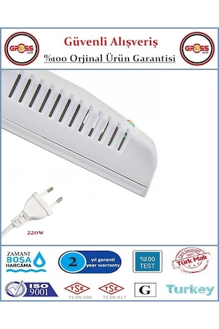 İtek Gaz Dedektörü - Doğalgaz Alarm Dedektörü - 220w