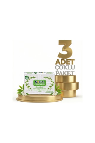 Safia Beyaz Banyo Sabunu 3x600 Gr Diğer