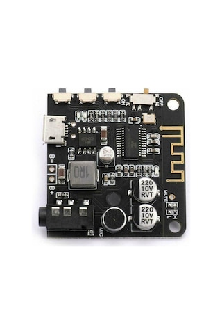 BT5.0 PRO Bluetooth Ses Alıcı Kartı Bluetooth 5.0 MP3 Modülü PRO (Mikrofonlu)