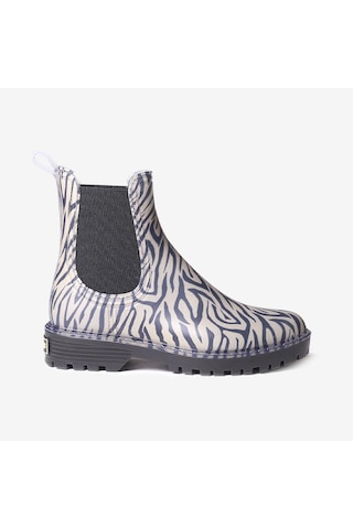 Yağmur Botu Kadın Diğer Calvi Toni Pons Ankle Boot Water Zebra Bej - Lacivert