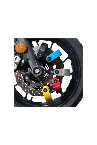 Gp Kompozit Dsk004 Universal Alarmlı Motosiklet Disk Kilidi Siyah