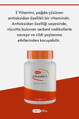 Optivita Vitamin E 400 IU 268 MG 50 Softjel