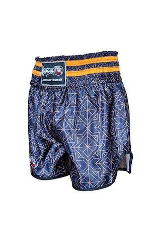 Dragondo Mt3405 Muay Thai Şortu Kick Boks Şortu Dijital Baskılı Antrenman Şortu Siyah