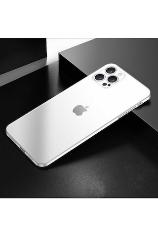 Apple Uyumlu iPhone 12 Pro Max Uyumlu Zore Blok Kılıf-renksiz Renksiz -