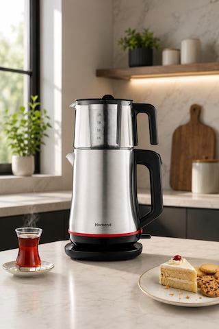 Homend Royaltea Elegant 1767H 1.7 L Çay Makinesi