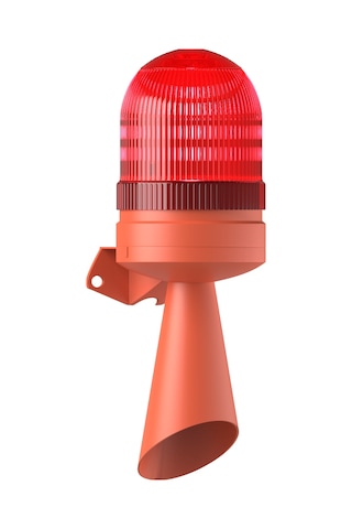 Mesan Ms 5826.1.110-220vac Led Flaşör 2 Ses Borulu Elektronik Siren