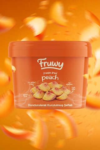 Freeze Dried Şeftali Kova Dondurularak Kurutulmuş Şeftali Diğer