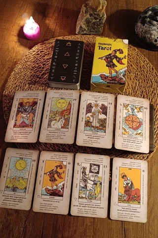 Başlangıç Tarot Destesi 78 Kart - Arındırma Kesesi Hediyeli
