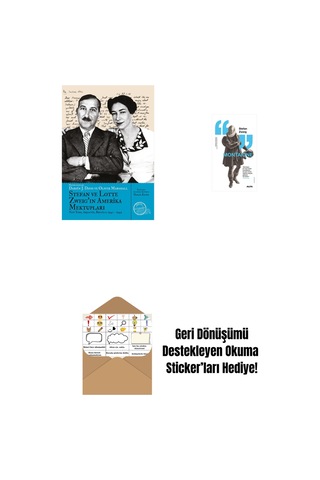 Stefan Ve Lotte Zweig In Amerika Mektupları + Montaigne + Okuma Sticker'ları