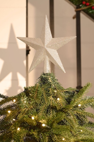 Karaca New Year Yılbaşı Yıldız Ağaç Başlığı Sİlver 20 cm