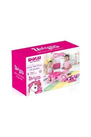 Dolu Unicorn Aktivite Oyun Masası Mega Blok 30 Parça 2598