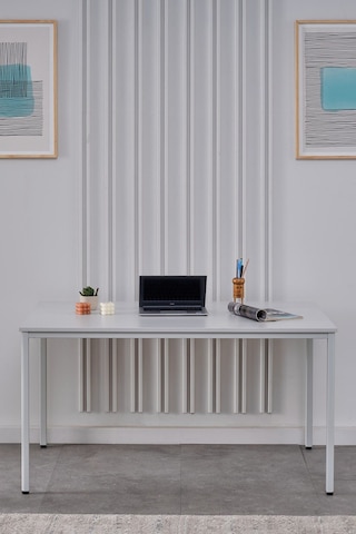 Sehpol Çalışma Masası 140x80x75 Cm Gri