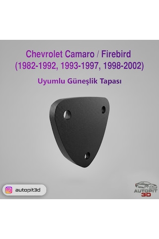 Chevrolet Camaro / Firebird 1982 2002 Uyumlu Güneşlik Tapası