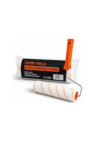 İzmir Fırça Extra Saten Rulo Takım 25cm İzmir Fırça Extra Saten Rulo Takım 25cm