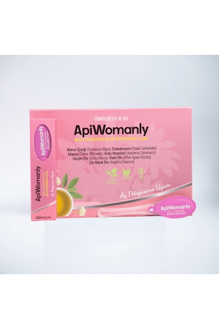 Apimedicine Apiwomanly Ballı Fonksiyonel Bitki Ekstrakt Çayı 12'li Paket - Kadınlar İçin Günlük Yaşam Destekleyici Kaşık Çay