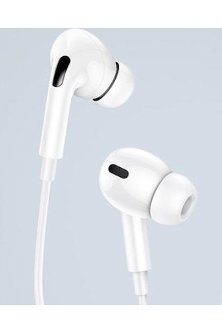 Schitec Pro 3 3.5 MM Mikrofonlu Kulak İçi Kulaklık Beyaz