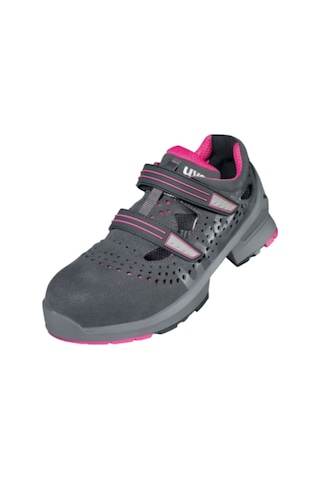 Uvex 8560 S1 Src Esd Kompozit Burunlu İş Ayakkabısı Siyah-Pembe
