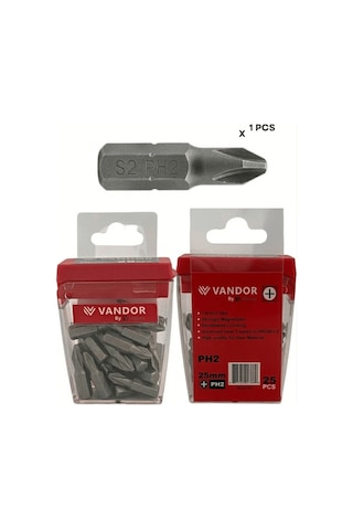 Bits Uç Matkap Ucu Tornavida Ucu Vidalama Ucu S2 Yüksek Kalite Çelik Sph2 25 - 637962027815