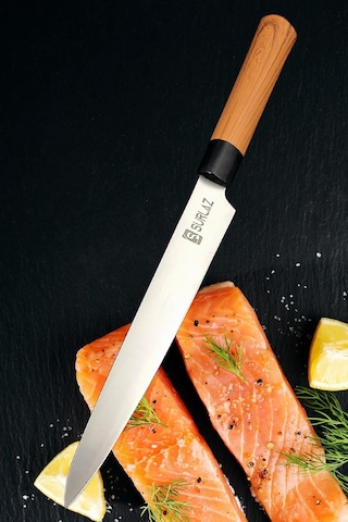 Sürlaz Profesyonel Japon Şef Bıçağı Balık Fileto Bıçağı 33 Cm Genel