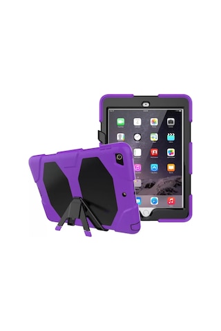 Apple iPad Uyumlu 5 Air 9.7 Kılıf Griffin Tablet Kapak - Mor Arka Kapak