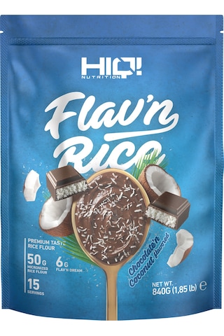 Hıq Flav'n Rice 840 G Chocolate'n Coconut Flavored Hindistan Cevizi