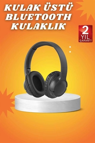 Ceylan Adam Kablosuz Bluetooth Kulaklık Kulak Üstü Mikrofonlu 5.0 Bluetooth Anc Özelliği