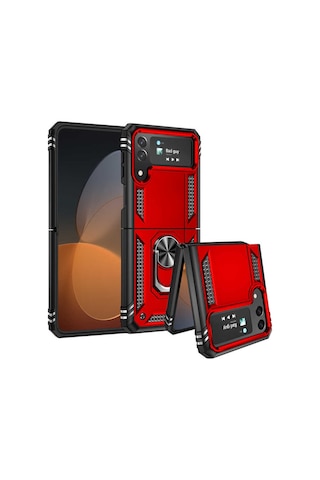 Samsung Galaxy Uyumlu Z Flip 4 Kılıf Zore Vega Kapak