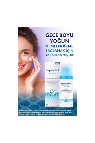 Bepanthol Derma Yoğun Nemlendirici Gece Kremi 50 ML