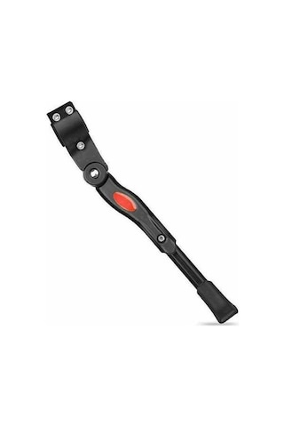 Pazly Siyah Ayarlanabilir Dağ Bisikleti Yan Arka Kick Standı - Alüminyum Yapılmış Bisiklet Döngüsü Pervane Standı Siyah